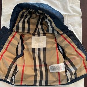 Burberry Baby Down Vest EUC